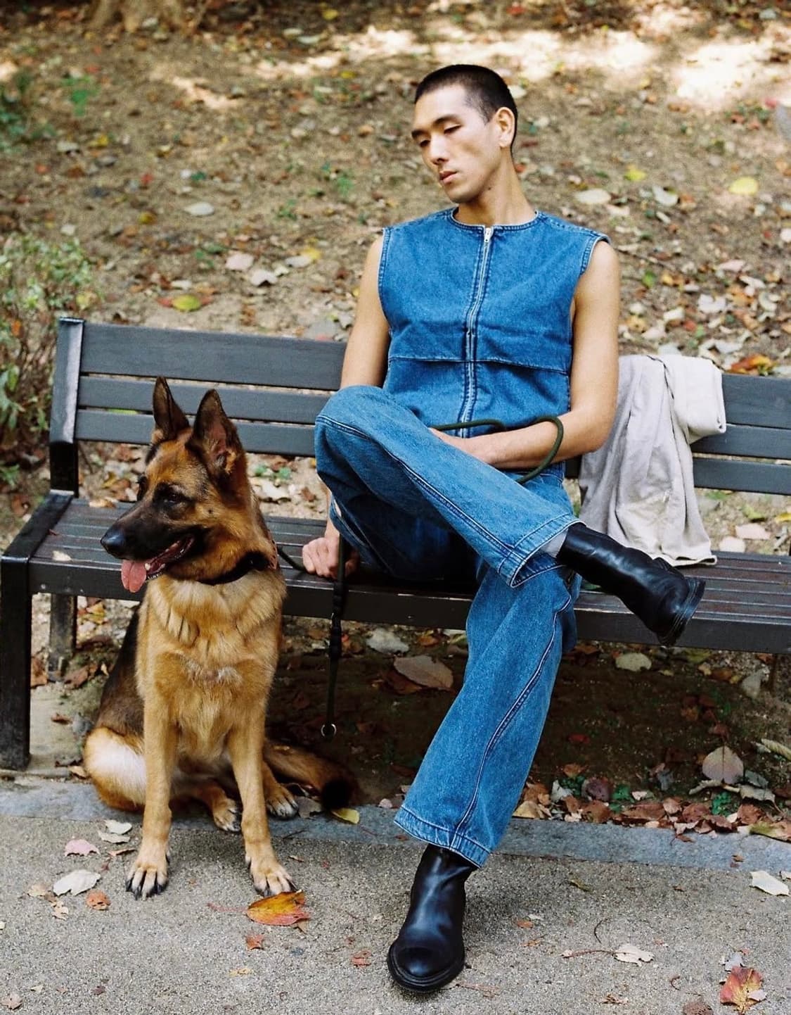 (S) EE 데님 워크 팬츠 (blue) 상품이미지3