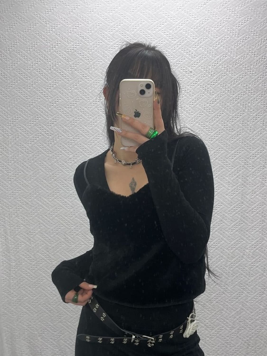 오아이오아이 러블리힙 핀터감성 퍼 뷔스티에 F C08078 상품이미지2