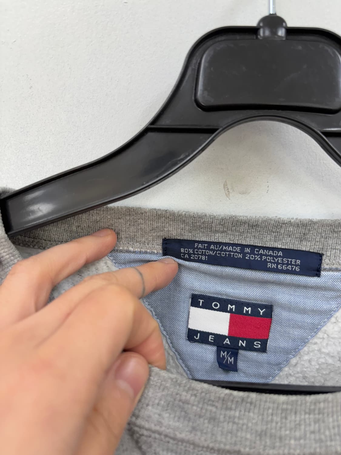 타미힐피거 로고자수 맨투맨 상품이미지4