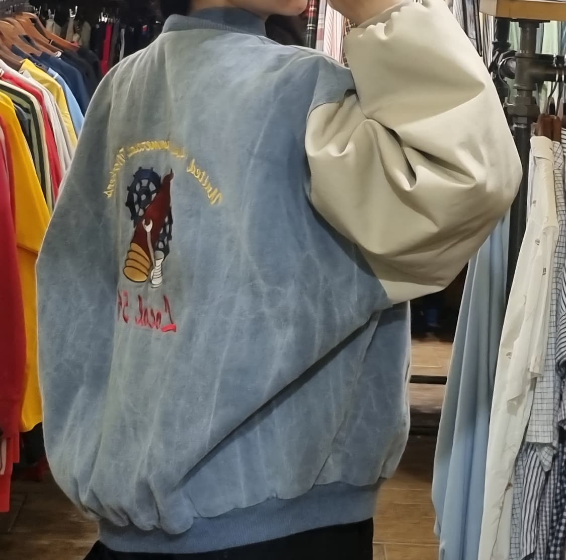 [Hi] vtg 빈티지 데님 바시티 자켓 블루 상품이미지5