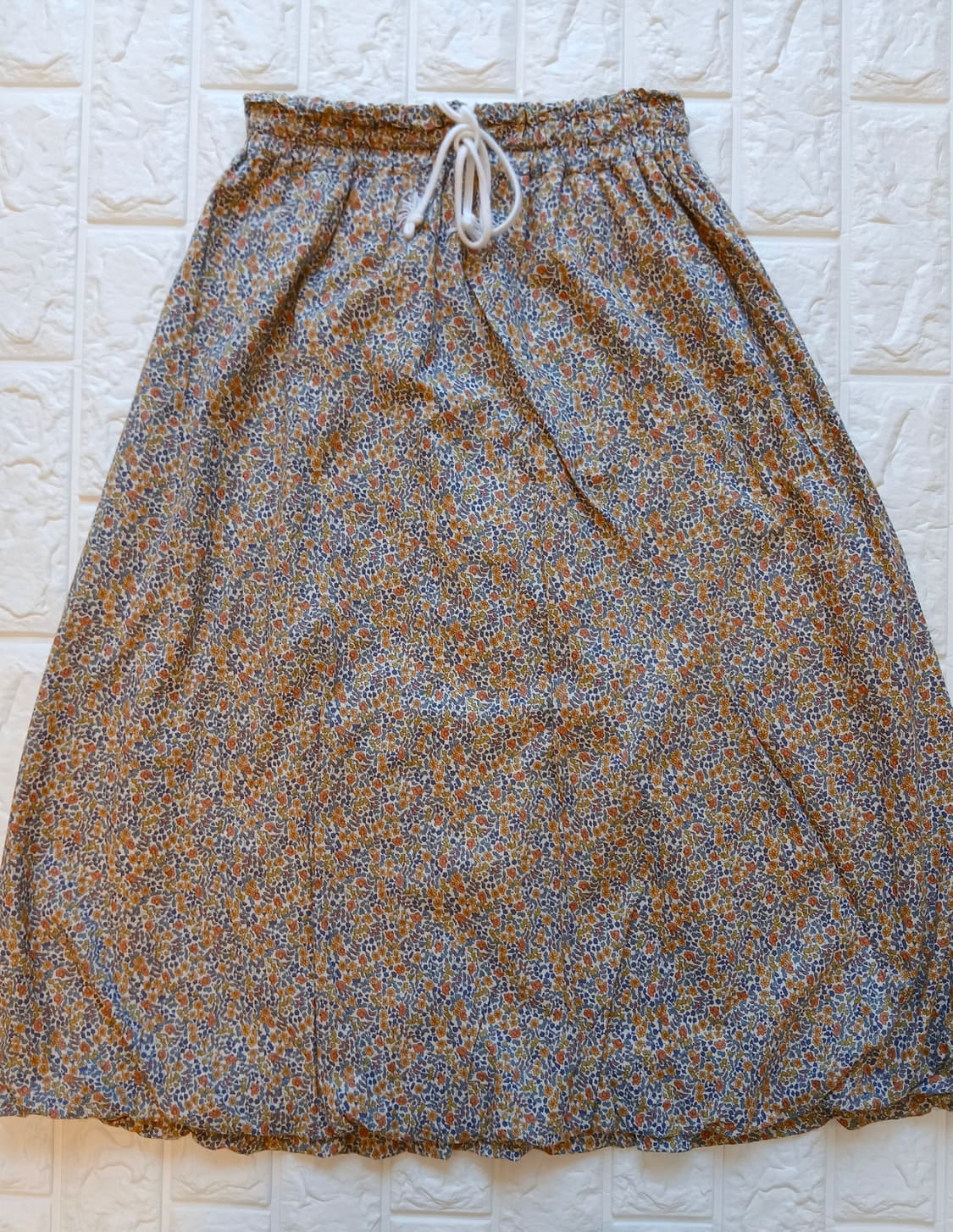 (일본제) BEAMS BOY 리버티 플라워 코튼 스커트 상품이미지1