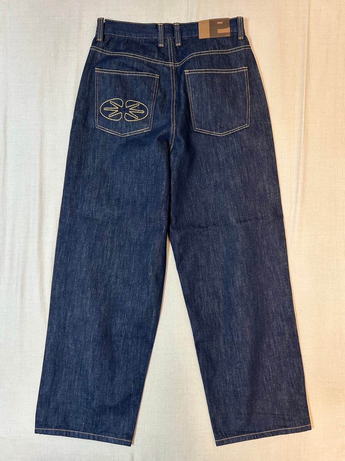 에센셜 릴렉스드 로우 데님 팬츠 인디고 상품이미지2