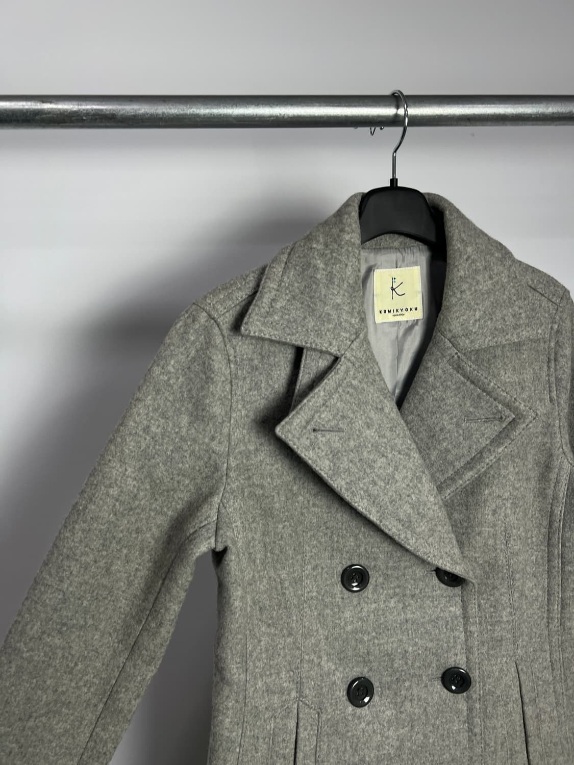 KUMIKYOKU 더블 울 코트  상품이미지5