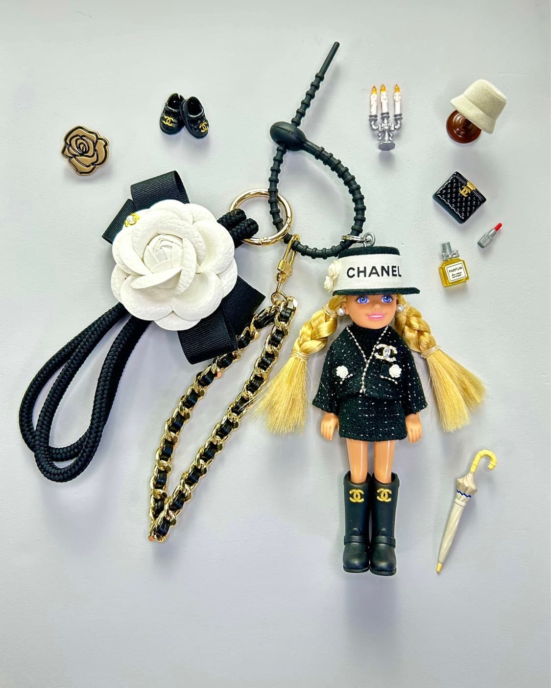 (20)바비키링 정품USA 마텔사 바비인형 커스텀키링 상품이미지1