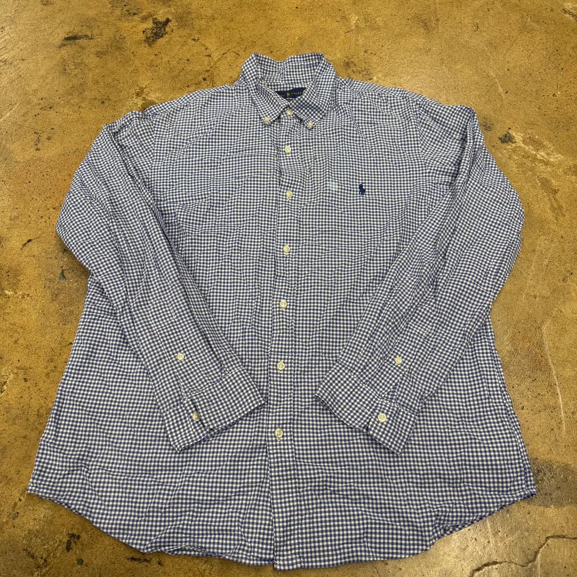 [정품/XL] 폴로 랄프로렌 긴팔 깅엄체크 셔츠 b15 상품이미지2