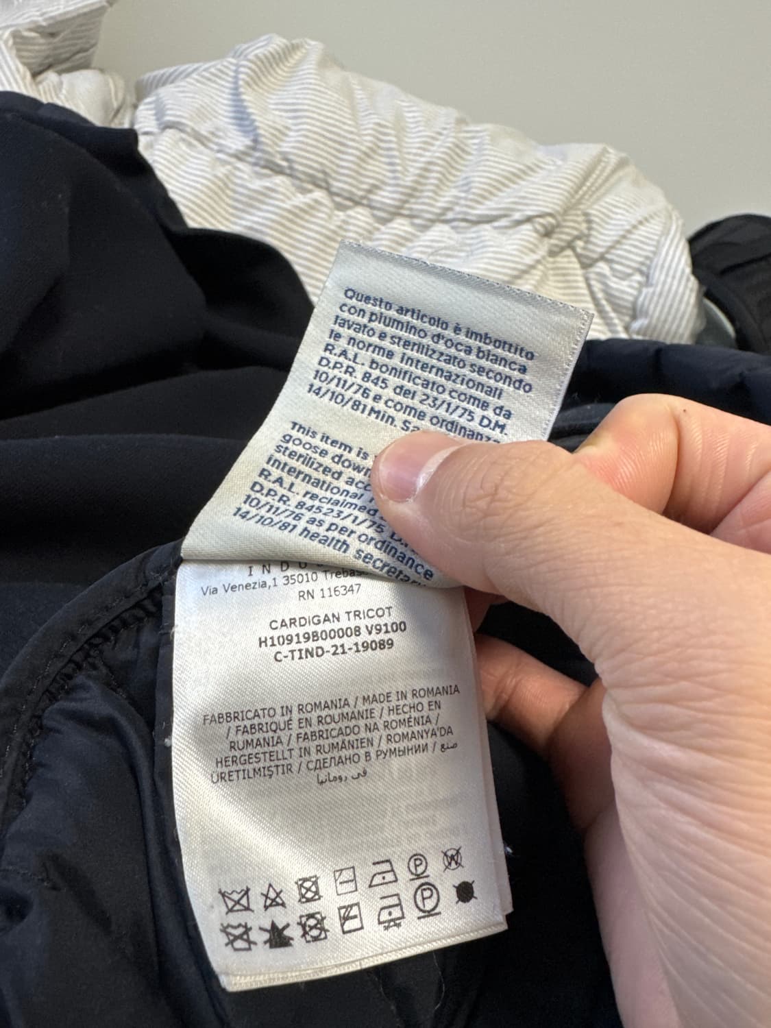 [L]몽클레어 블랙와펜 니트패딩 상품이미지7