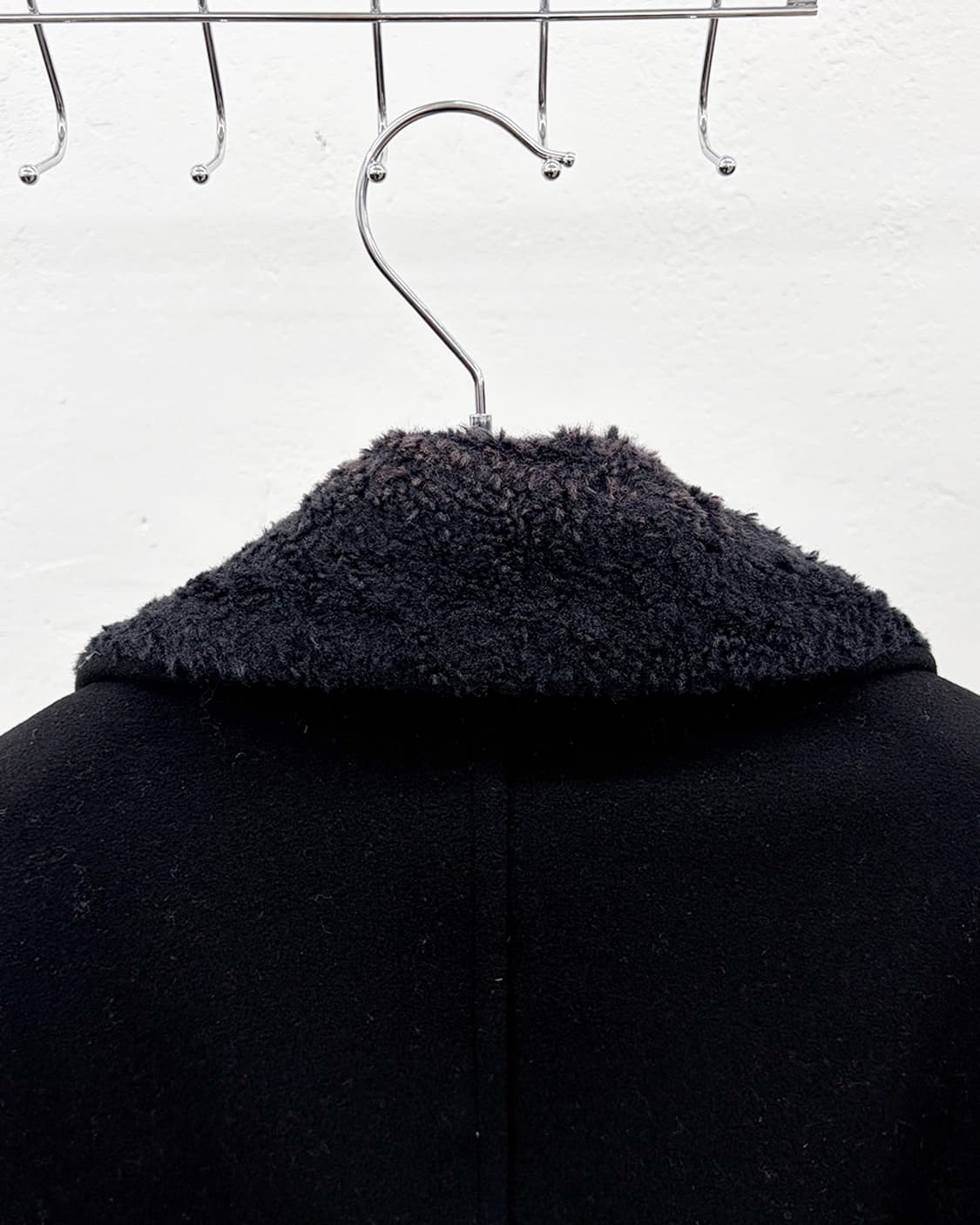 요시유키 코니시 더블 브레스티드 피 코트 상품이미지8