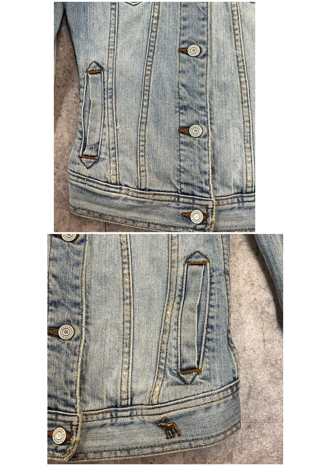 아베크롬비 데님 자켓 키즈 M #csz2950  상품이미지5