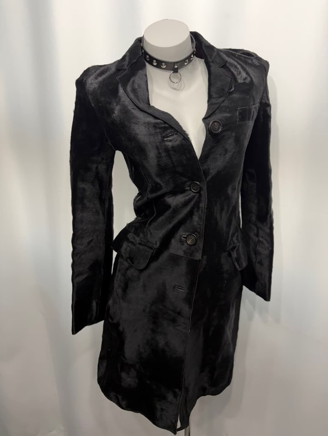 🎸블랙 캐프스킨 털 코트🎸 상품이미지5