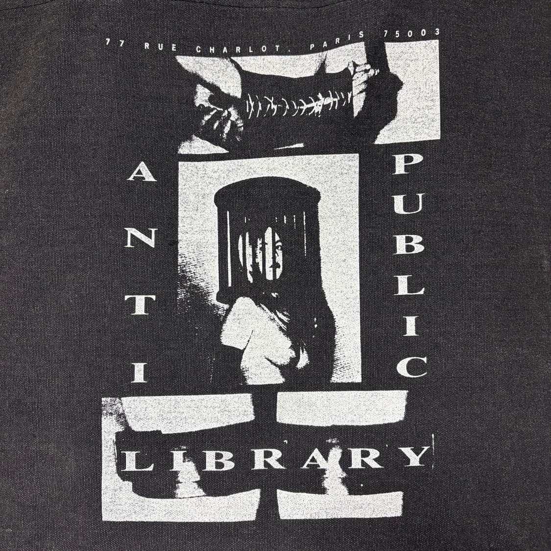 ERD 앙팡 리쉬 데프리메 안티 퍼블릭 라이브러리 토트백 가방 OS 상품이미지4