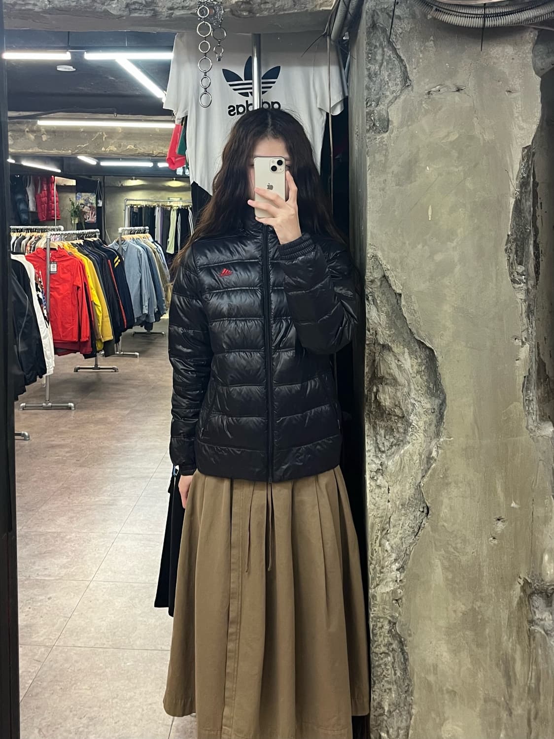 아디다스 구스 다운 경량 패딩 블랙 90 #csz2297  상품이미지2