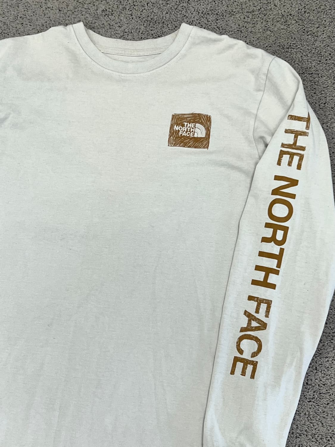 (M) 노스페이스 스펠아웃 긴팔 티 상품이미지2