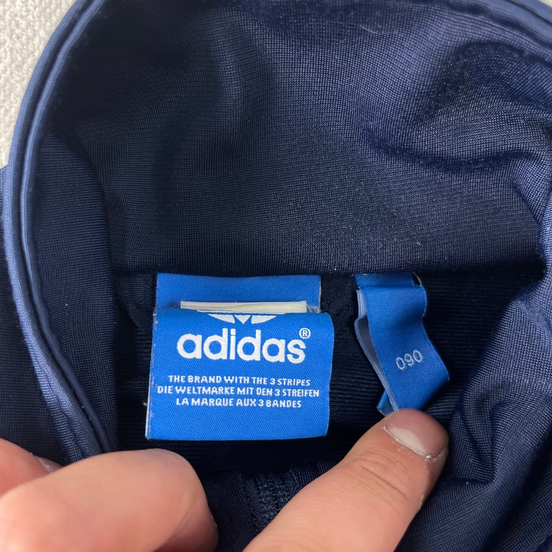 100 아디다스 파이어버드 네이비 트랙탑 져지 상품이미지3