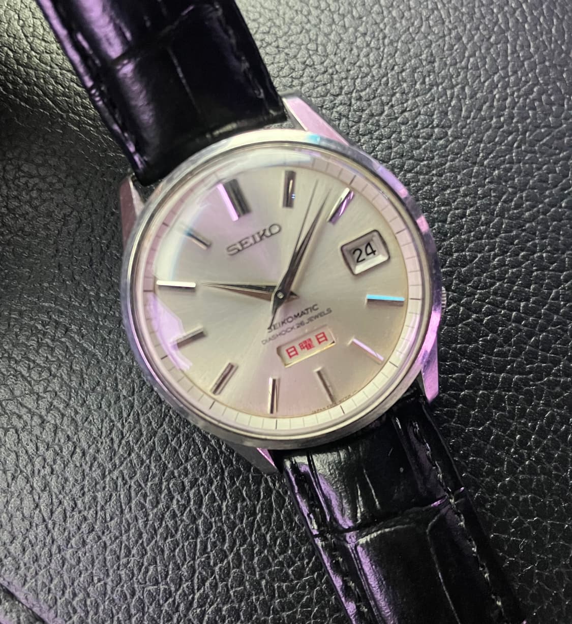 (희귀) 세이코매틱 한자판 칼침 위크데이터 상품이미지1