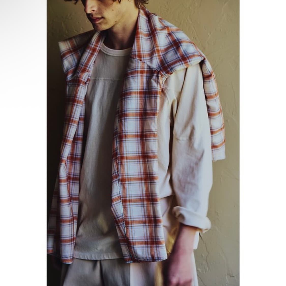 [2, 새상품]마티앤선즈 24SS H WOOL 오픈 카라 셔츠 상품이미지3