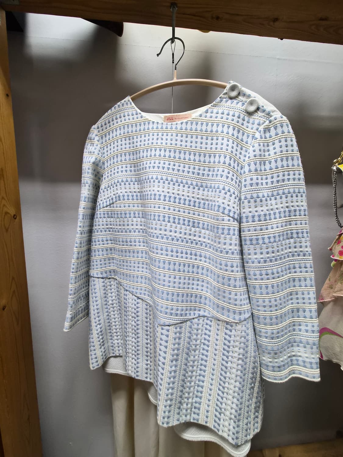 질바이질스튜어트 패턴 블라우스. 나이스크랍 와이드팬츠 상품이미지2