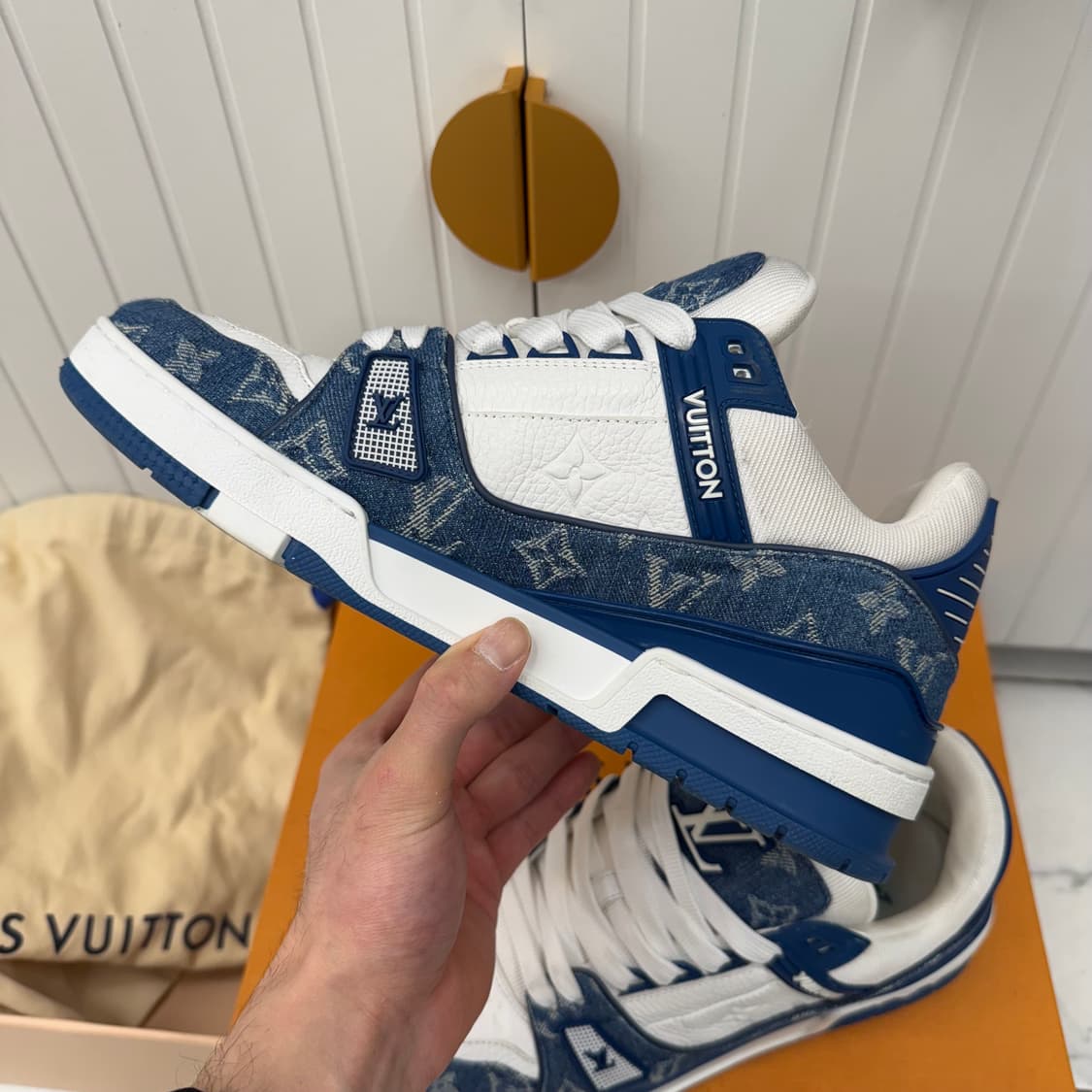 [7] 루이비통 트레이너 데님 스니커즈 상품이미지6