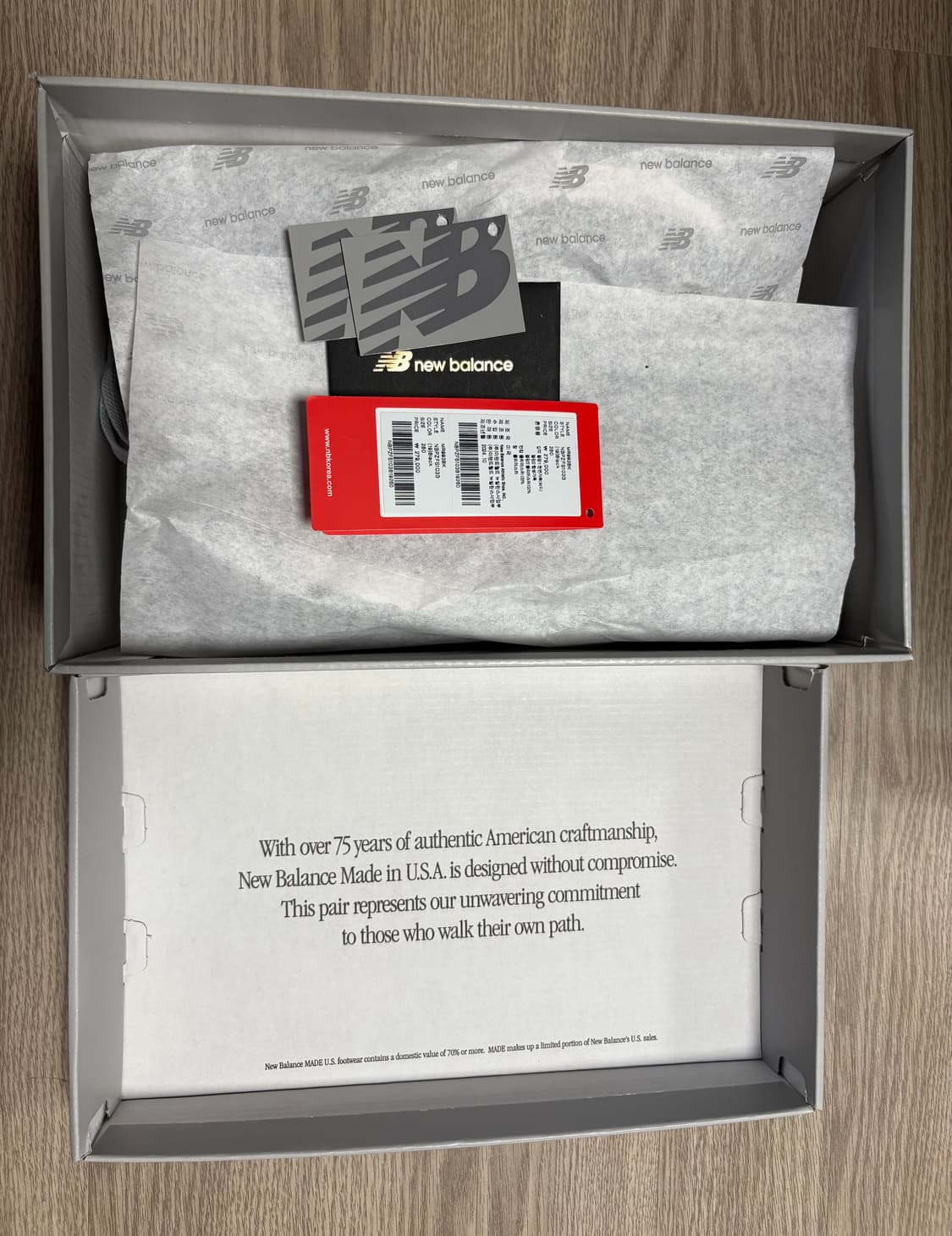 새상품) 뉴발란스 993 블랙 260사이즈 판매합니다. 상품이미지4