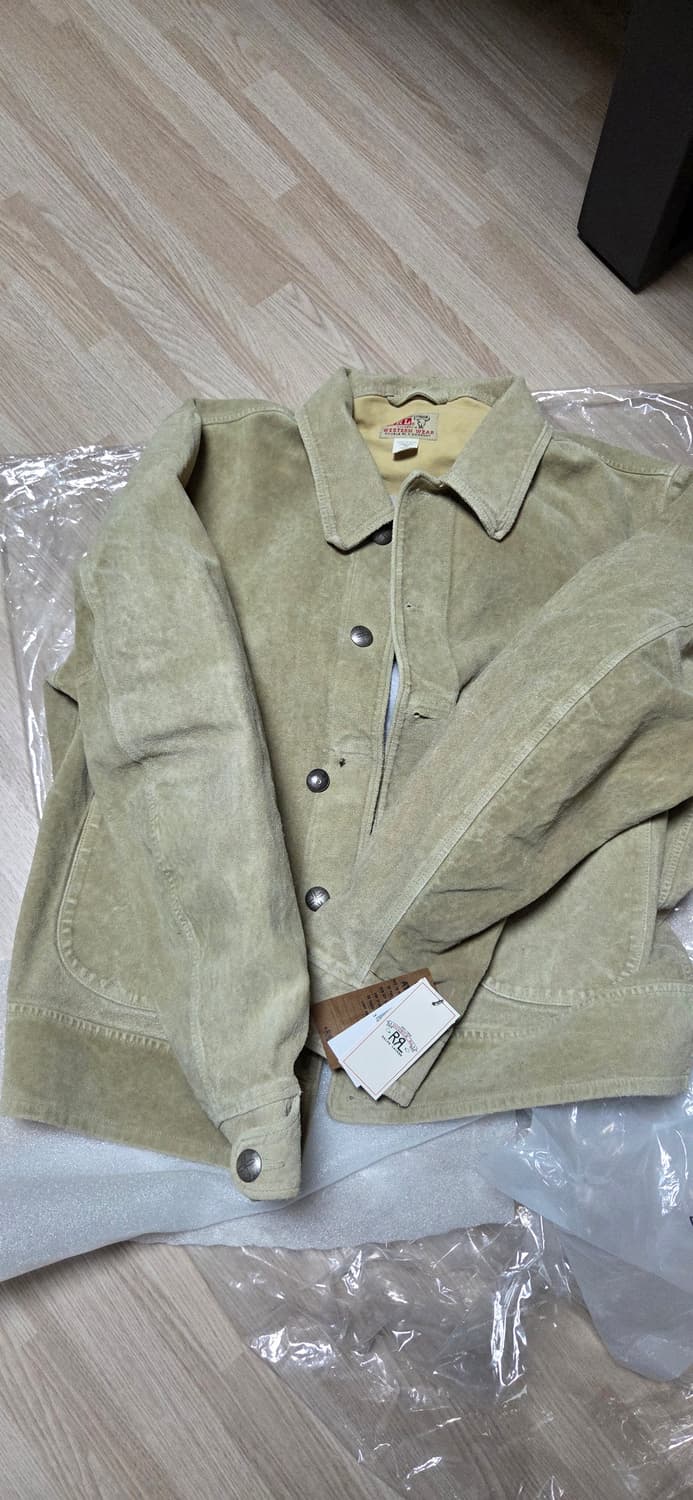 26ss rrl 아이보리 러프아웃 자켓 xl 상품이미지2