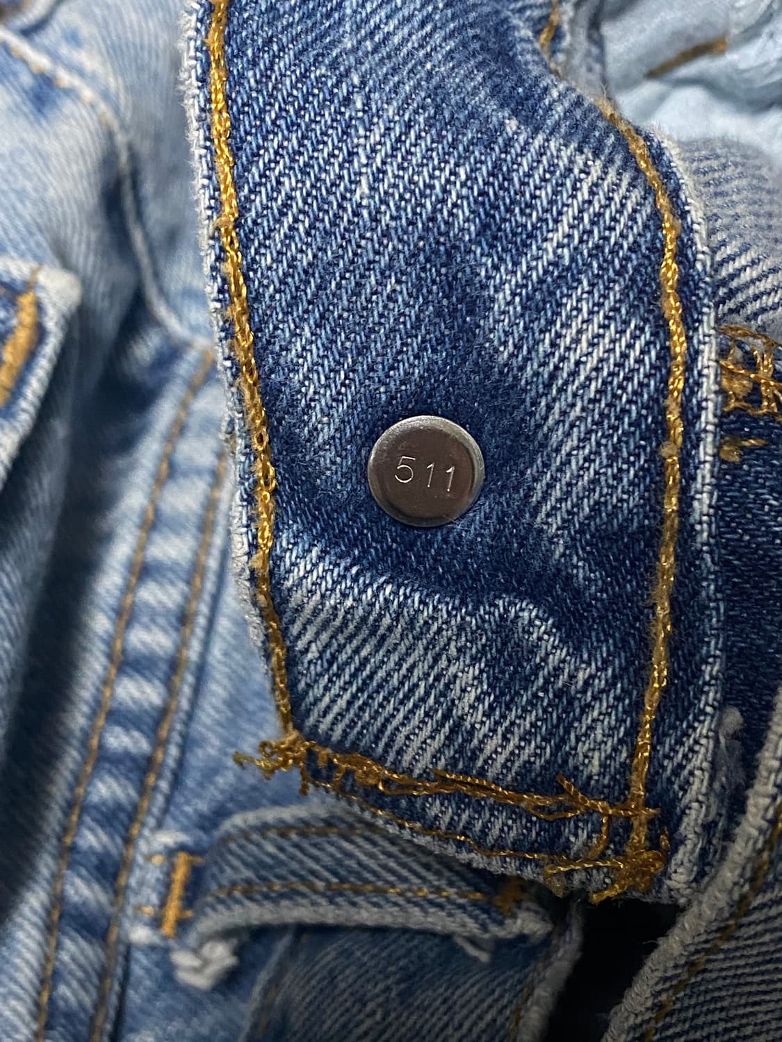 [36X32] 리바이스 569 빈티지 00s USA 데님 팬츠 블랭크탭 상품이미지4