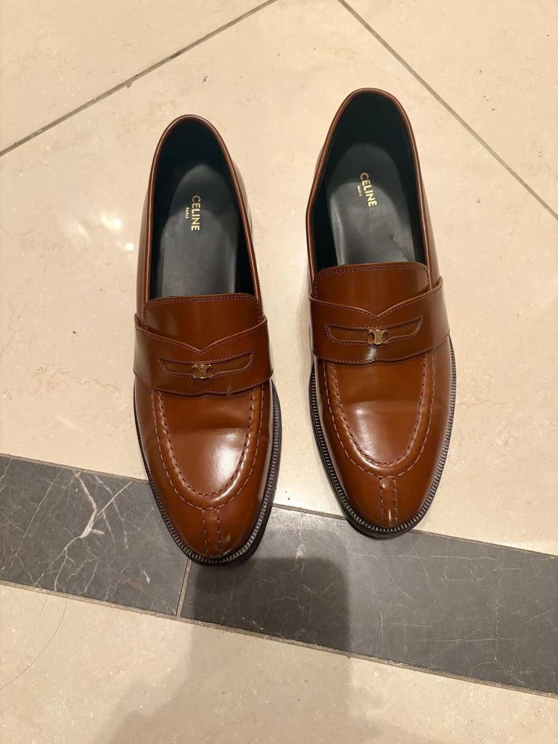 셀린느 말라케 로퍼 37사이즈 브라운  상품이미지4