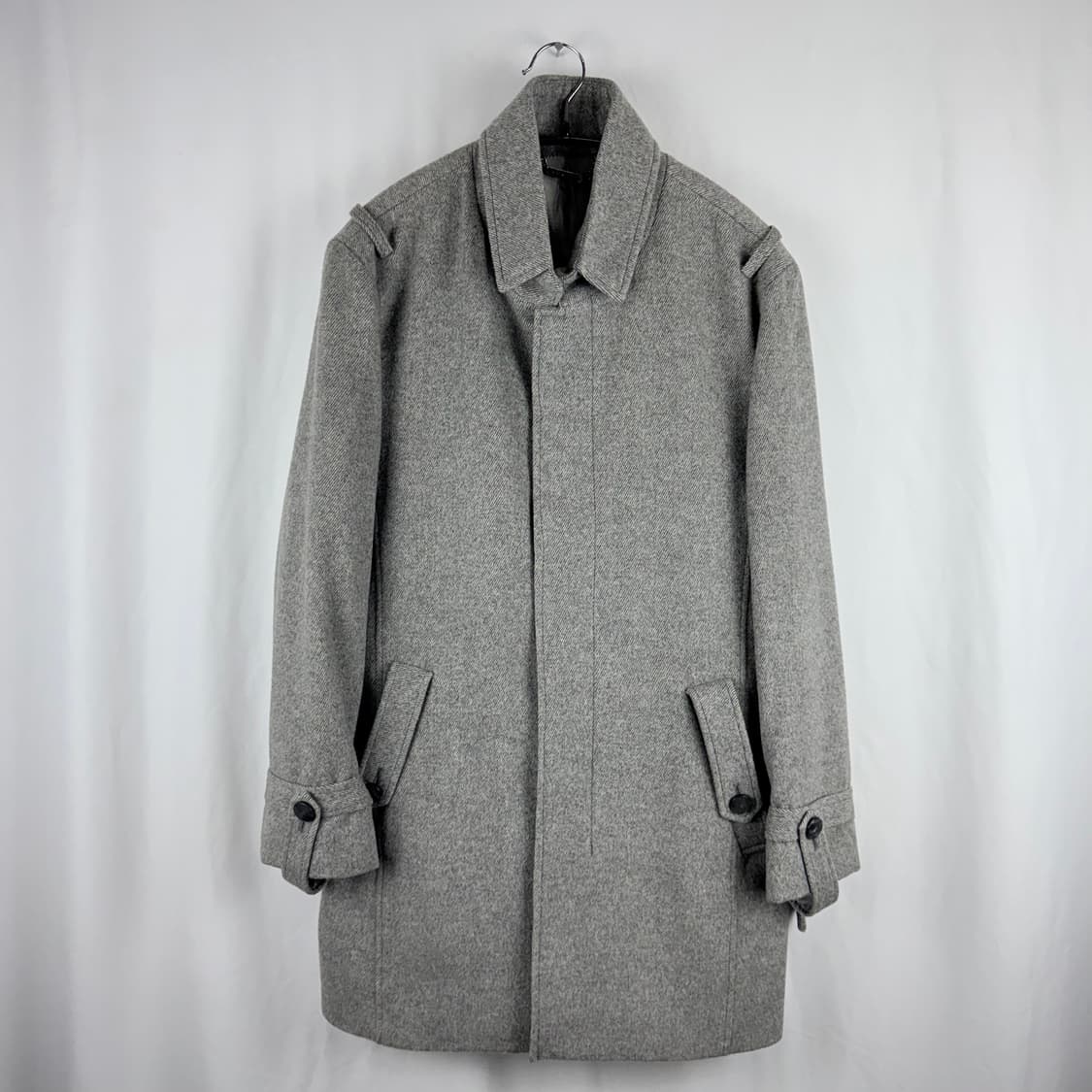 (100) 지오송지오 울 코트 그레이 상품이미지2