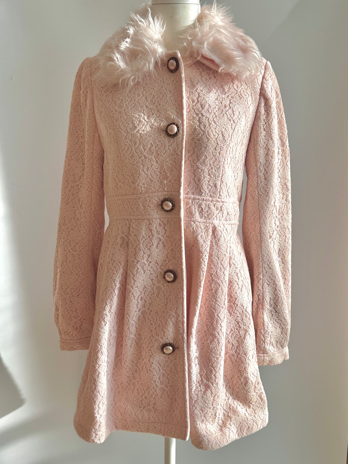 Lizlisa 히메갸루 플라워레이스 코트 로걀 양산형 일브  상품이미지1