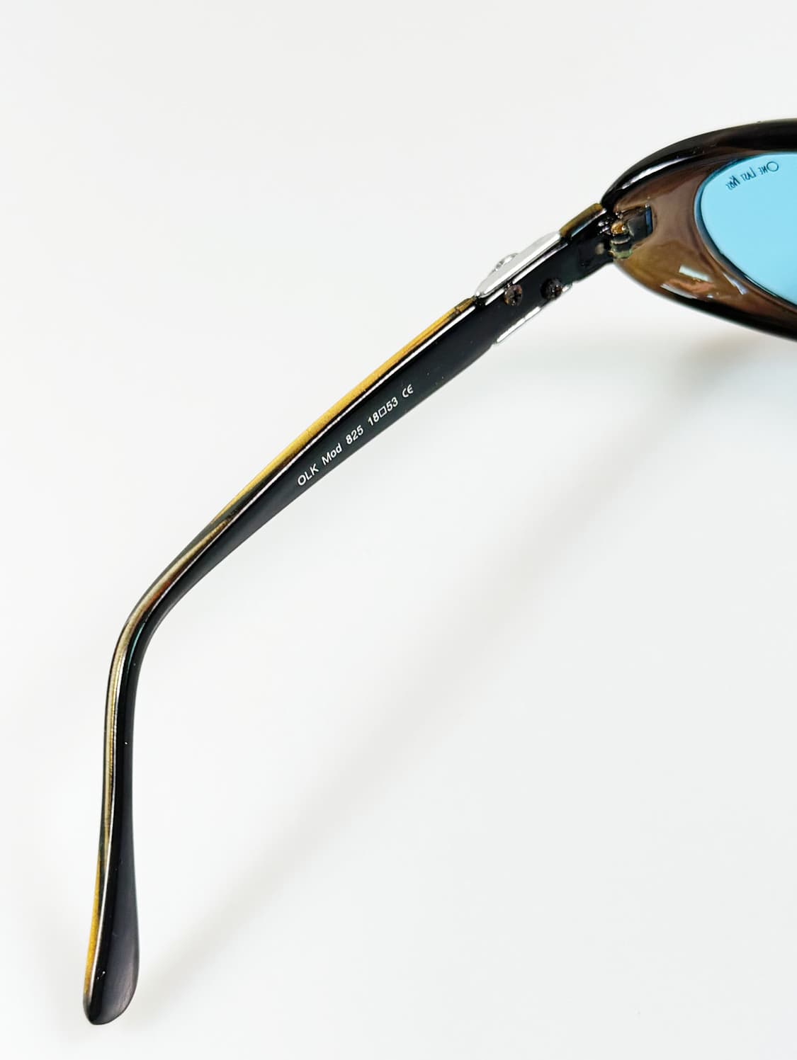 90s One Last Kiss 볼드 오벌 블루 틴트 빈티지 선글라스 상품이미지7