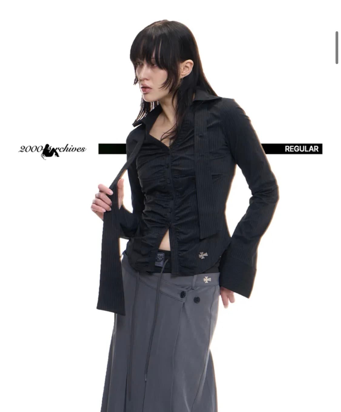 2000아카이브 BELLA TIE SHIRT 상품이미지1