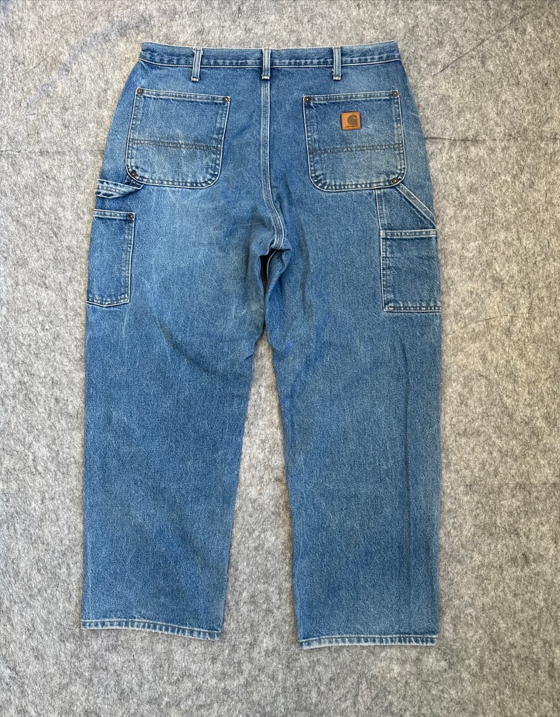 [36X30] 칼하트 B73 DST 더블니 데님 팬츠 던가리핏 상품이미지4