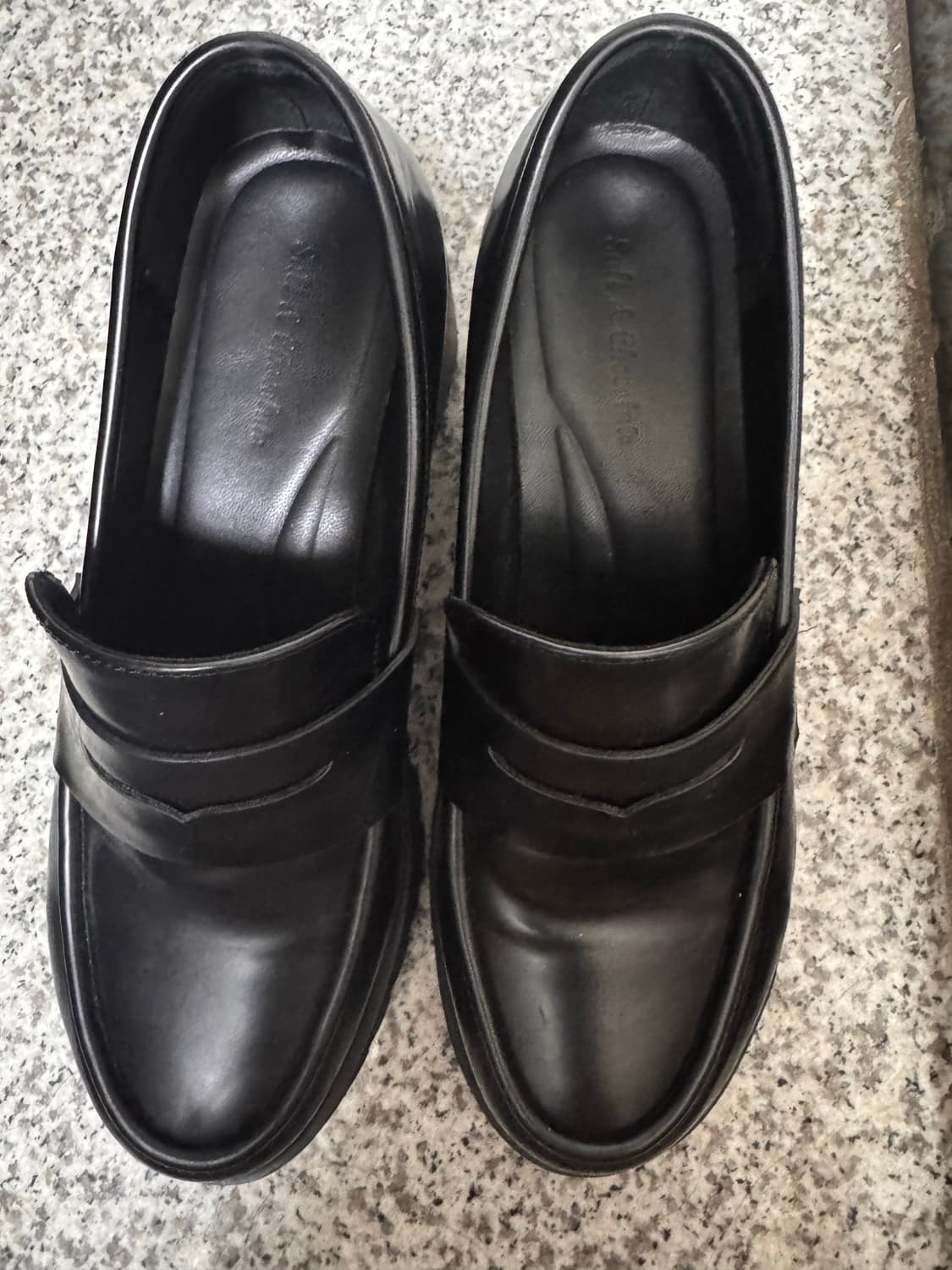 솔트앤초콜릿 라운드 토 청키힐 펌프스 로퍼 245 상품이미지2