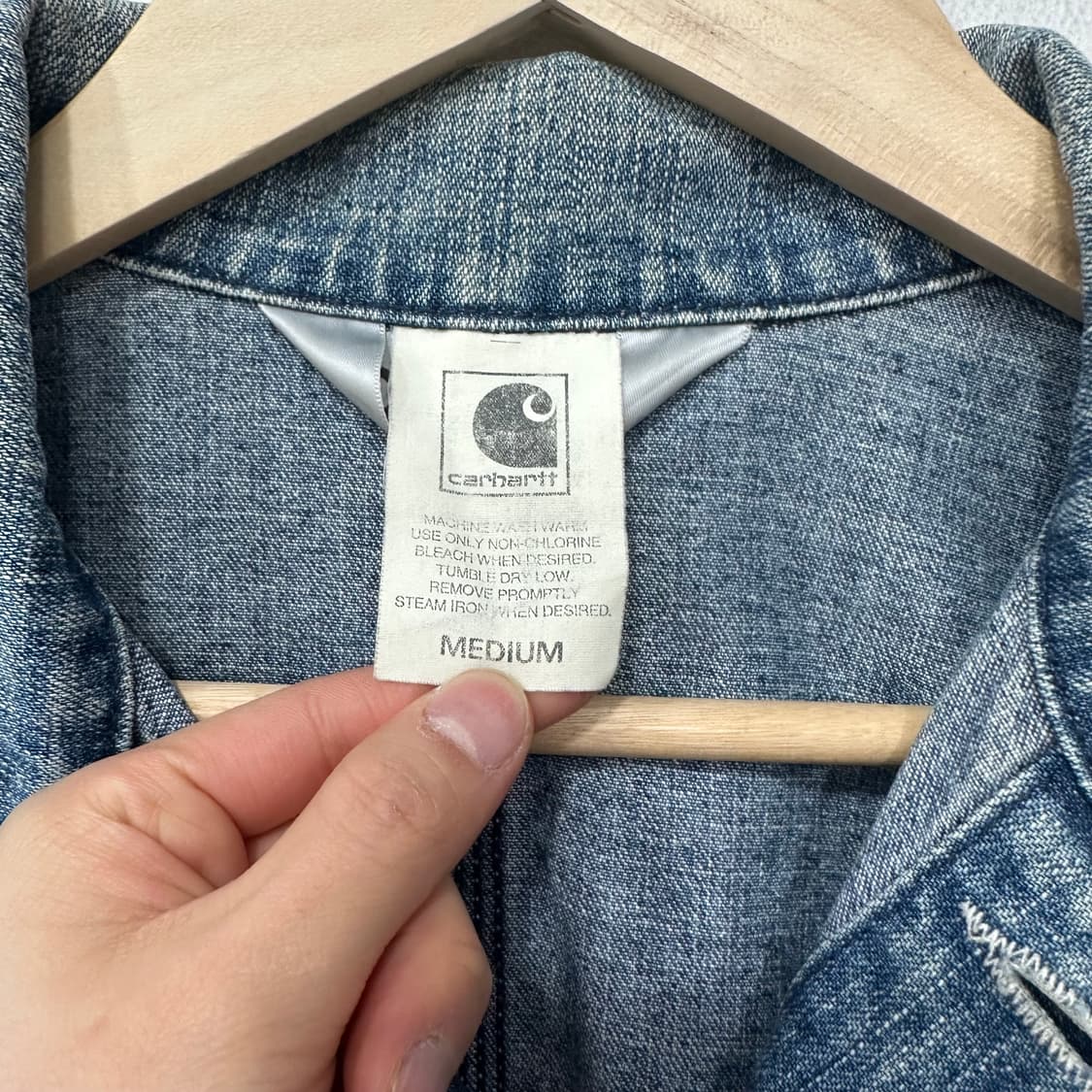 칼하트 데님 초어 자켓 상품이미지3