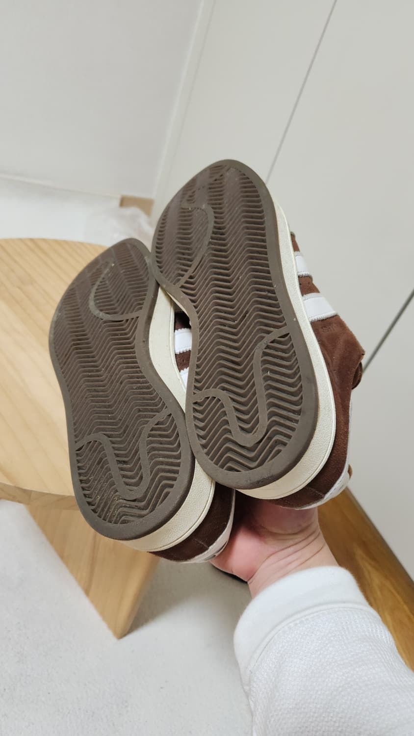 아디다스 캠퍼스 브라운 스웨이드 운동화 265 상품이미지5