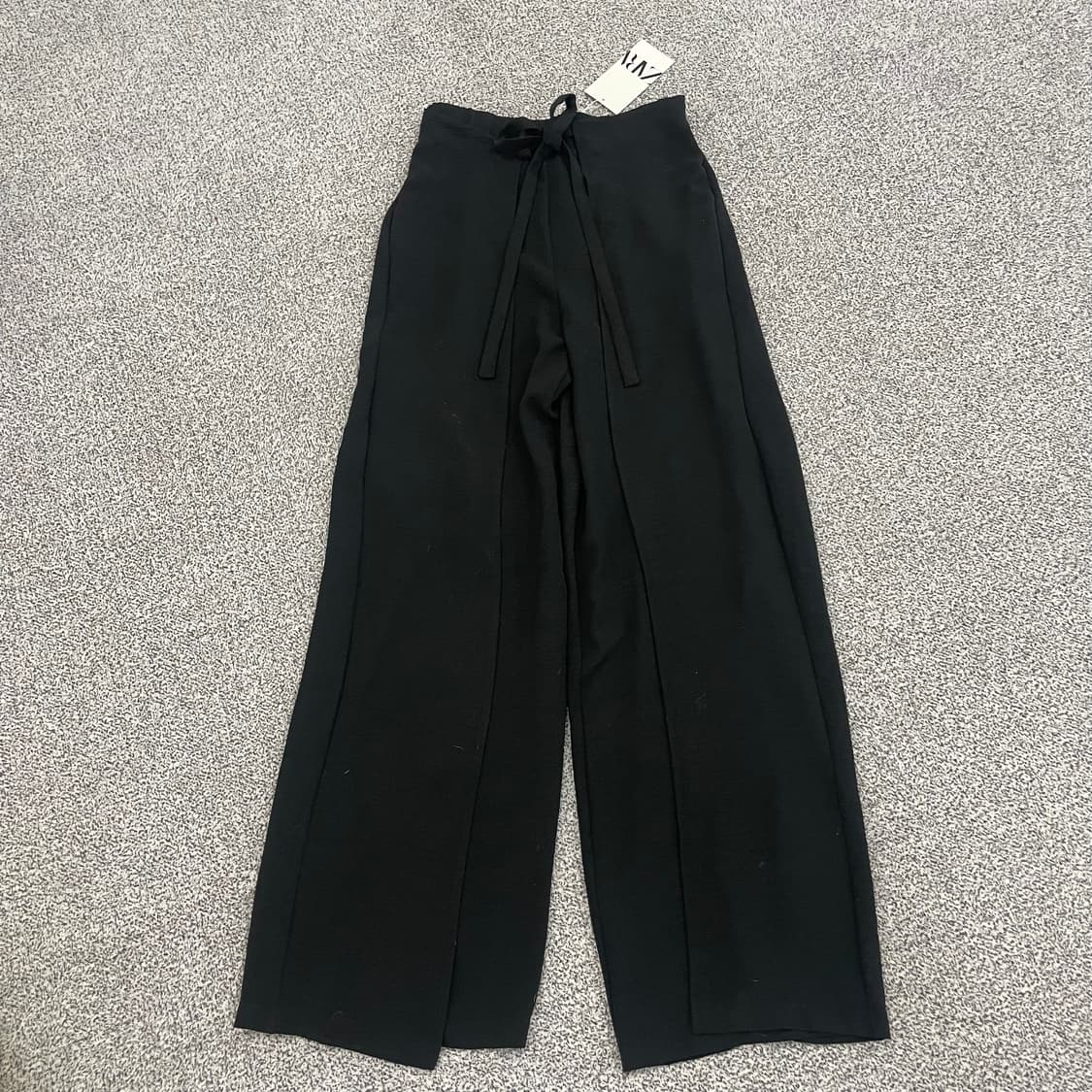 [S] 새상품 자라 쿨 터치 테크니컬 와이드 팬츠 0102HS1 상품이미지1