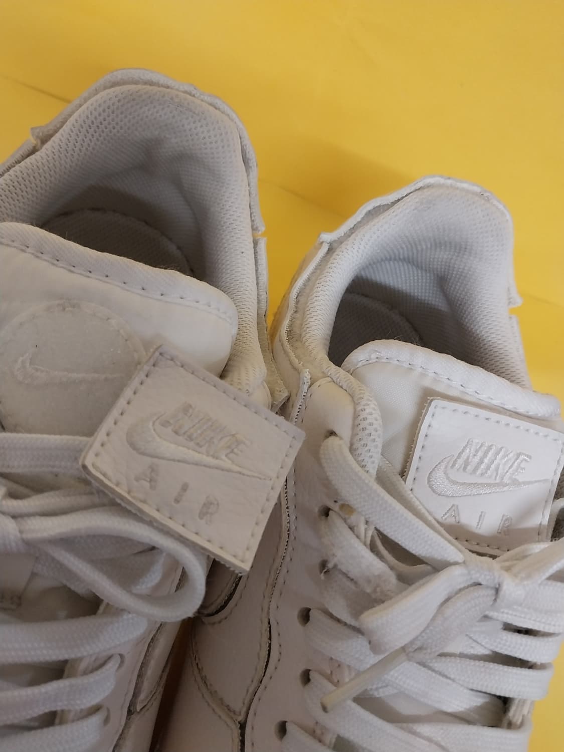 남성 나이키 에어포스1 로우 1/1 스티치 커스텀 운동화 (270) 상품이미지5