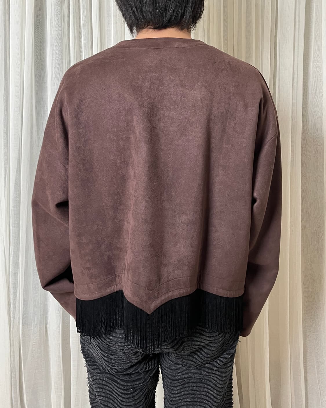 사스콰치패브릭스 프린지 스웨이드 스모크 탑 sasquatchfabrix 상품이미지9