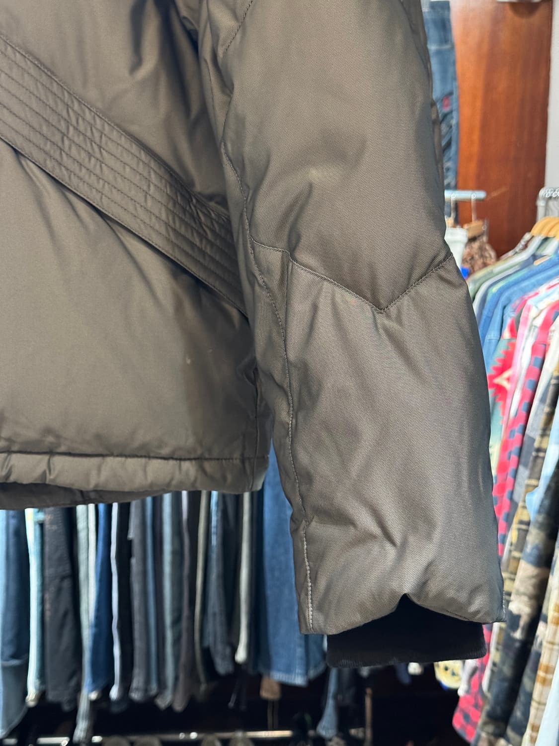 메종미네드 절개라인 구스다운 푸퍼 패딩 L 상품이미지3