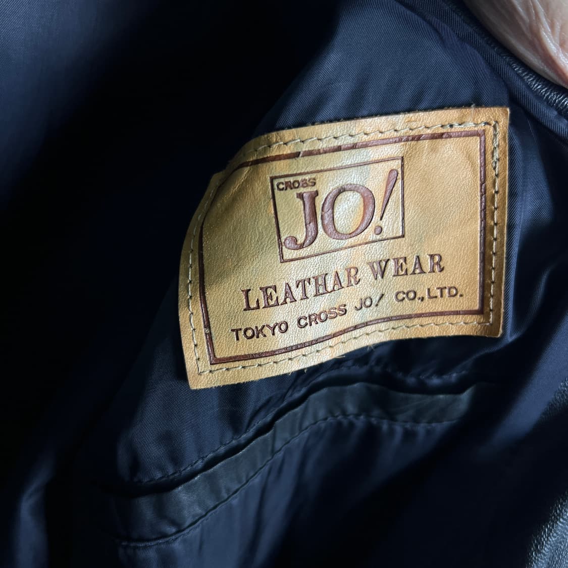 크로스조 블루 스티치 스웨이드 봄버 자켓  상품이미지3