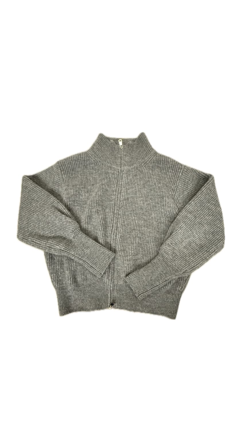 투웨이 니트 집업 상품이미지1