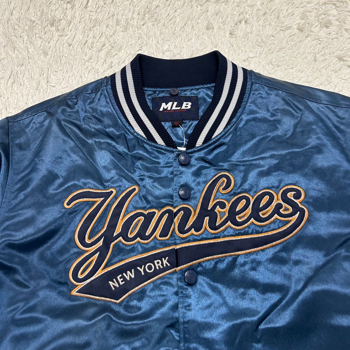 MLB Yankees 00s Blue Varsity Jacket 상품이미지5