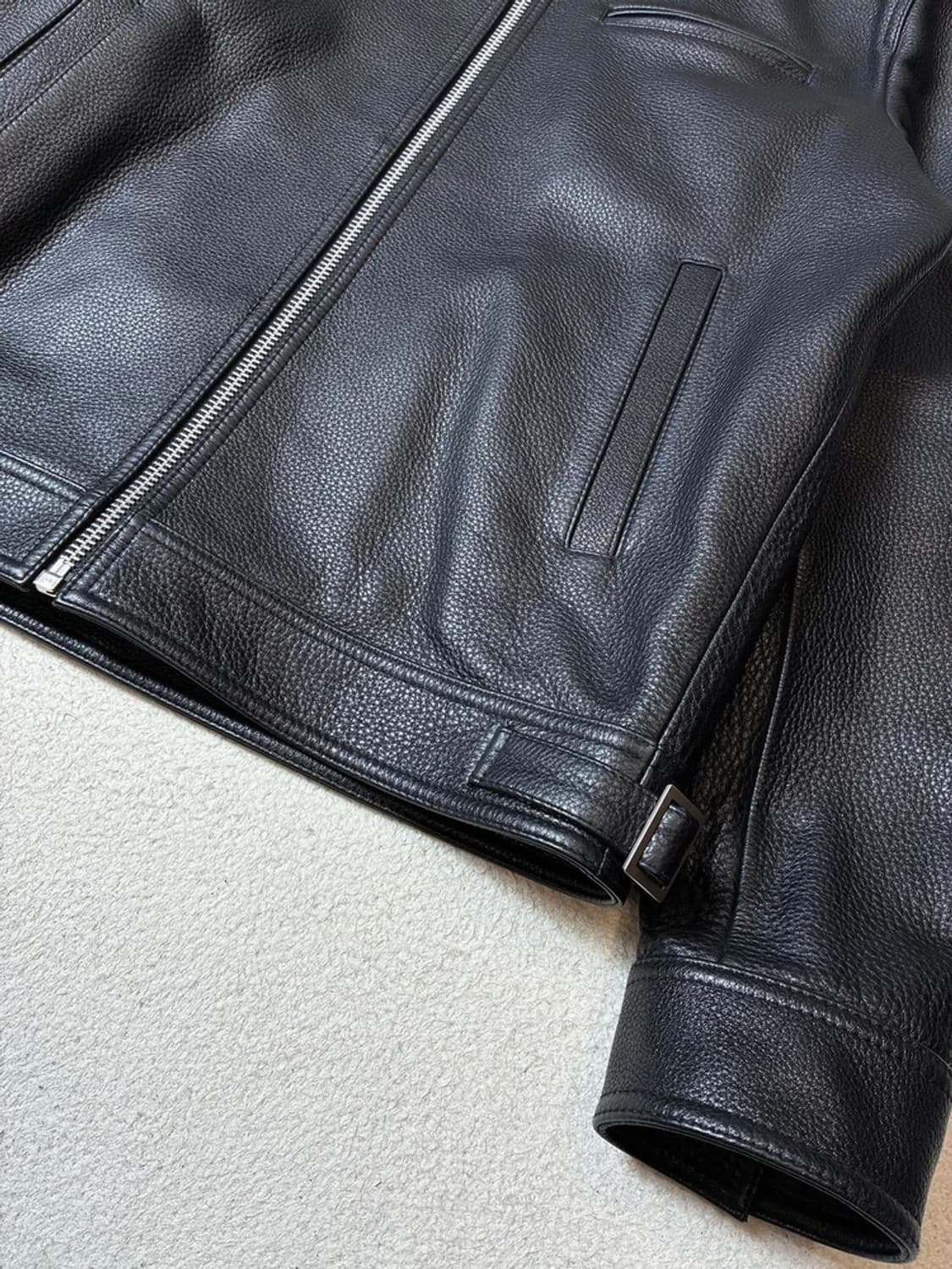 도프제이슨 DOFFJASON 카우하이드 싱글 레더 자켓 PN7728 상품이미지4