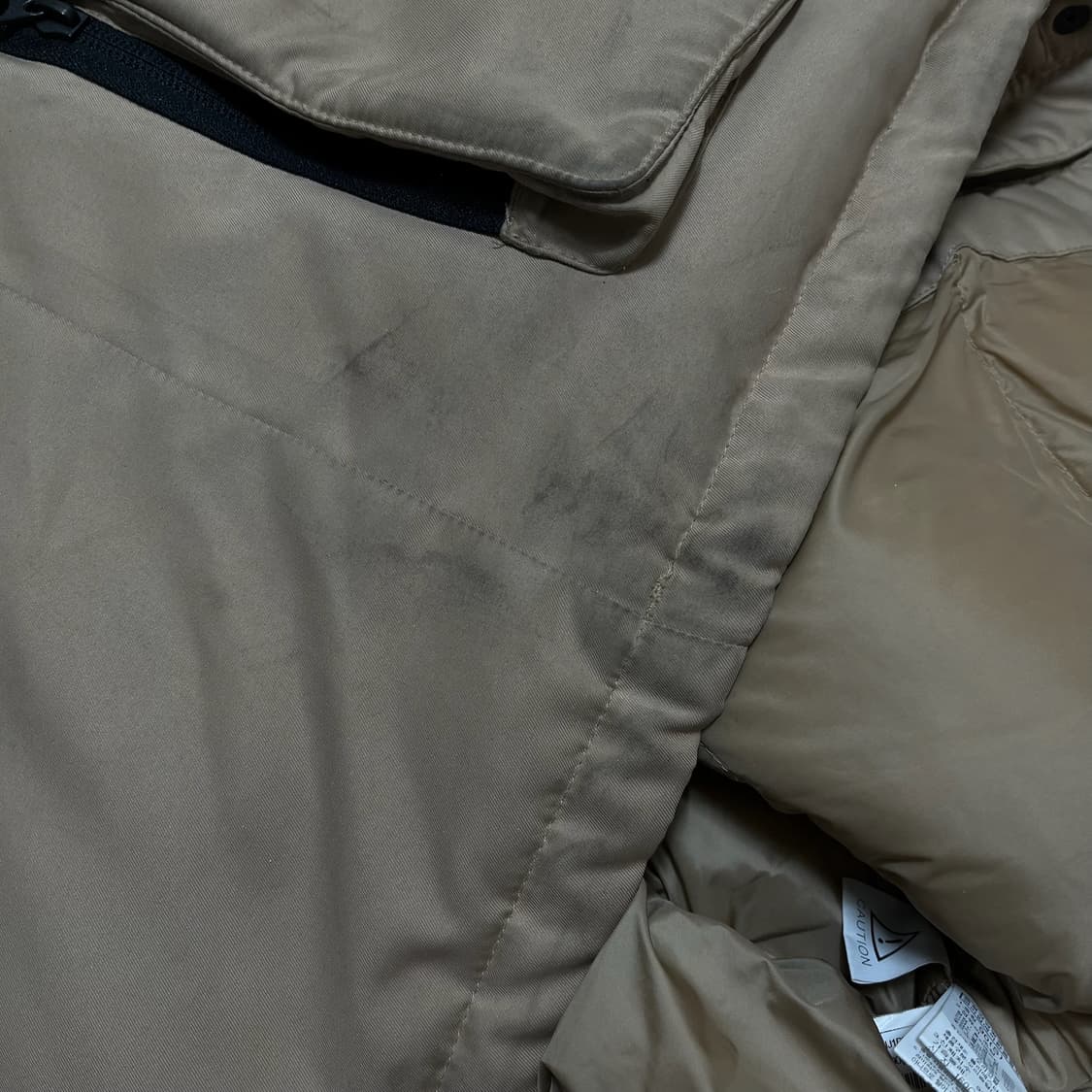 노스페이스 맥머도 시리즈 덕다운 후드 패딩 점퍼 [베이지] S/90 상품이미지10