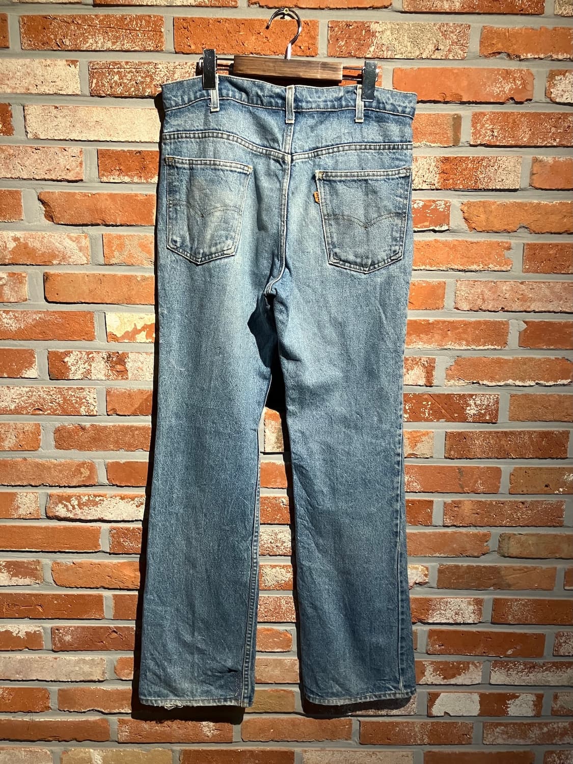 80s USA 빈티지 리바이스 517 오렌지탭 부츠컷 데님 팬츠 상품이미지5