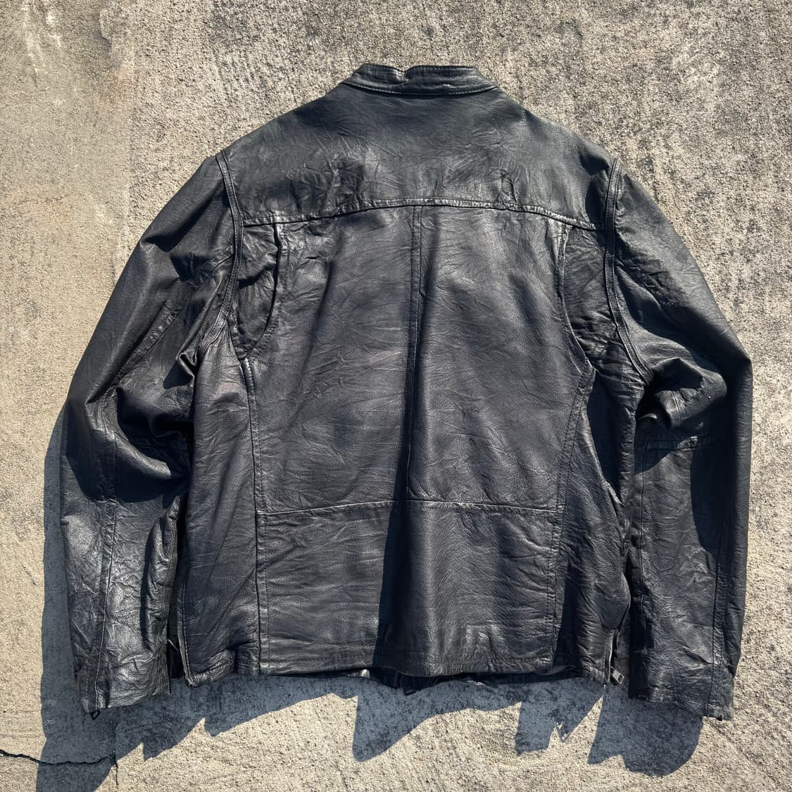 [XL] Levis 리바이스 캐피탈E 카페레이서 가죽 레더 자켓 상품이미지4