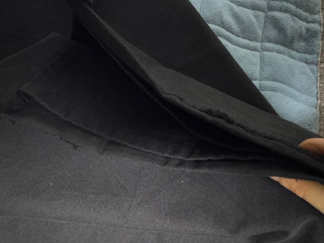 4) 폴리테루 1011 페더 고시마 팬츠 블랙 상품이미지2