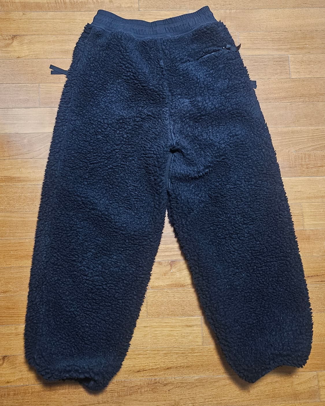 캐피탈 본 보아 플리스 이지 팬츠 블랙 상품이미지3