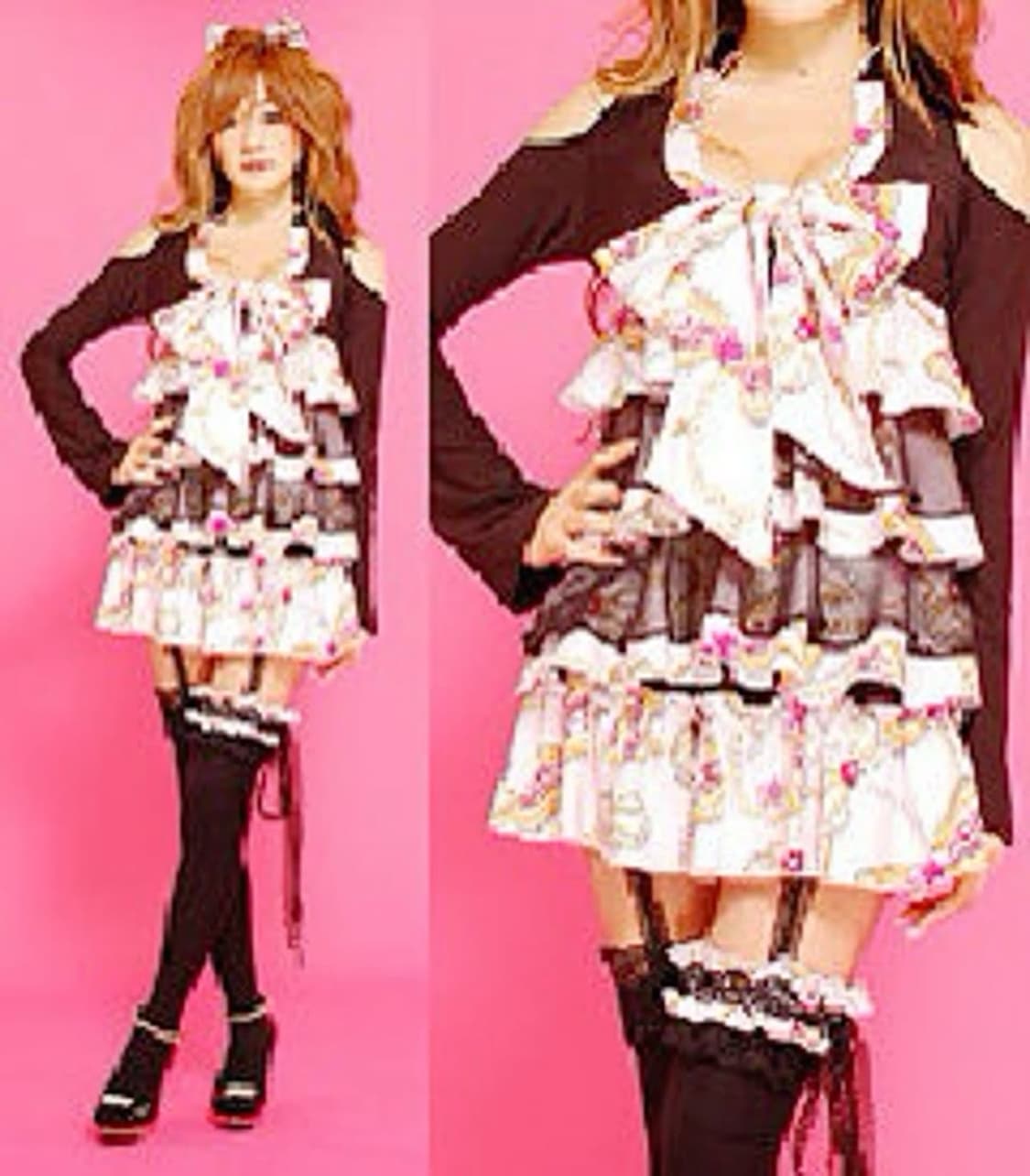 MA*RS마즈 핀터대장 핑크 퍼퓸쥬얼리 스커트 히메갸루 아게하 일본빈티지 상품이미지6