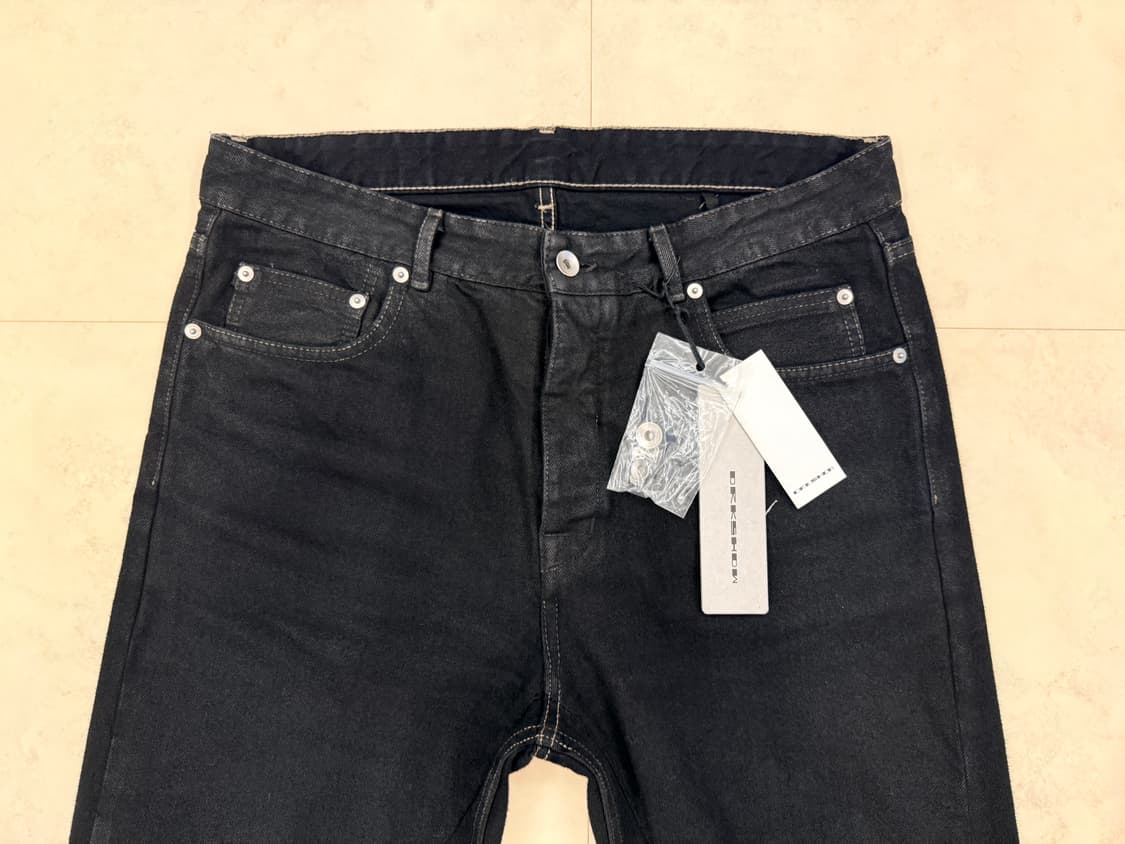 [33] 1회착 릭오웬스 다크쉐도우 디트로이트 컷 코팅 데님 상품이미지3