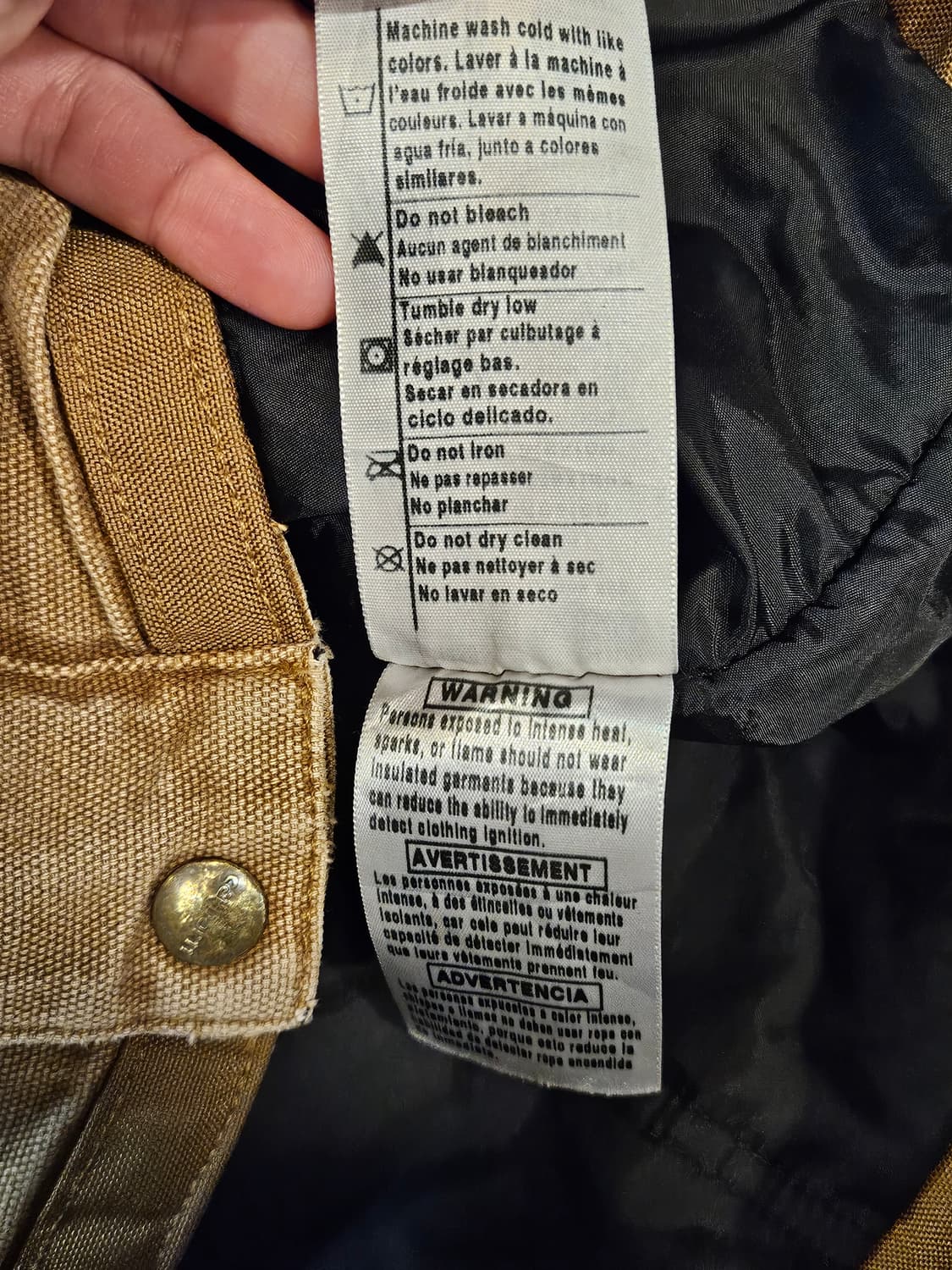 칼하트 풀스윙 덕캔버스 워크자켓 상품이미지6