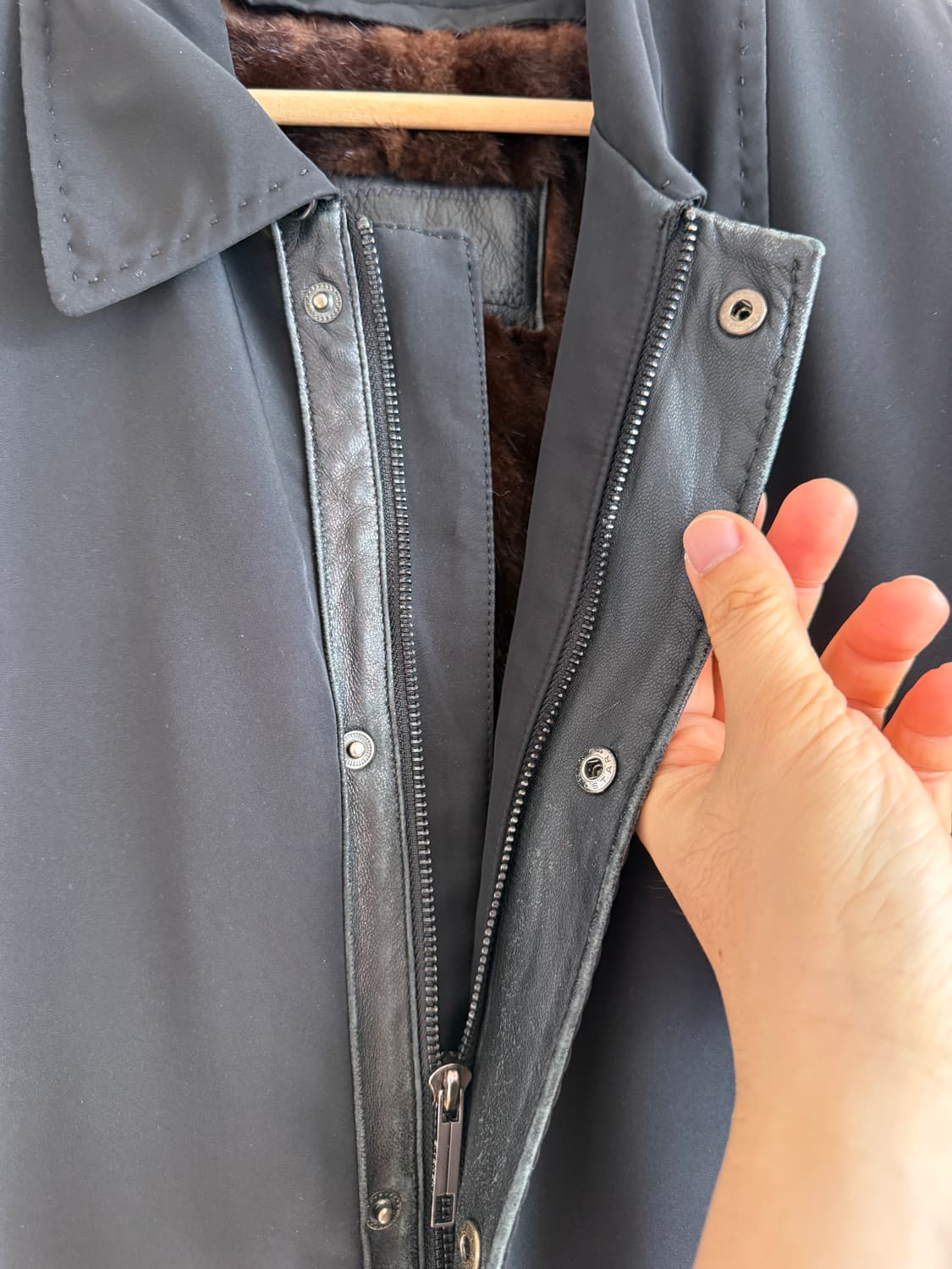 지방시(GIVENCHY) 싱글 코트(안감 모피 퍼, 제일모직) 상품이미지7